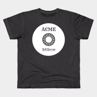 ACME Ball Bearings (white design) Kids T-Shirt